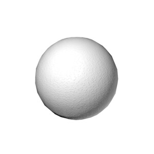 Tischfussball Ersatzball 2  x 36mm weiss Texture