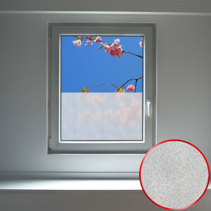 Fensterfolie 90x200 cm Milchglas Blickdicht Sonnenschutz...