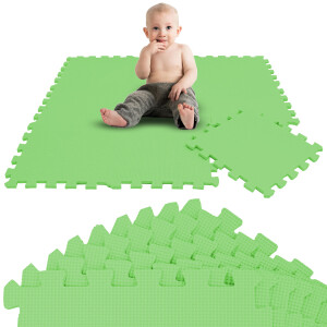 9 Teile Baby Kinder Puzzlematte ab Null - 30x30 Puzzle...