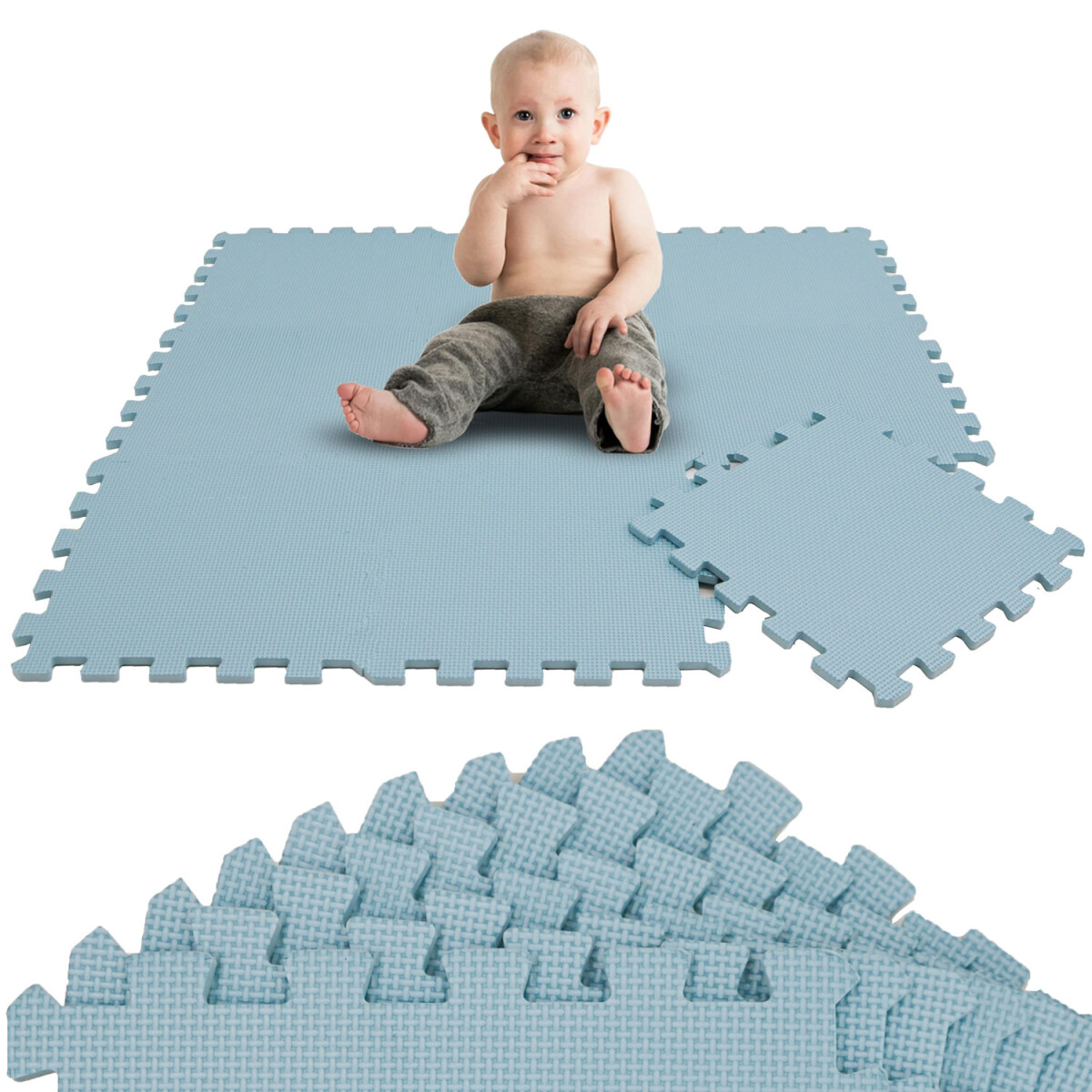 9 Teile Spielmatte Baby Puzzlematte - 30x30 Krabbelmatte...